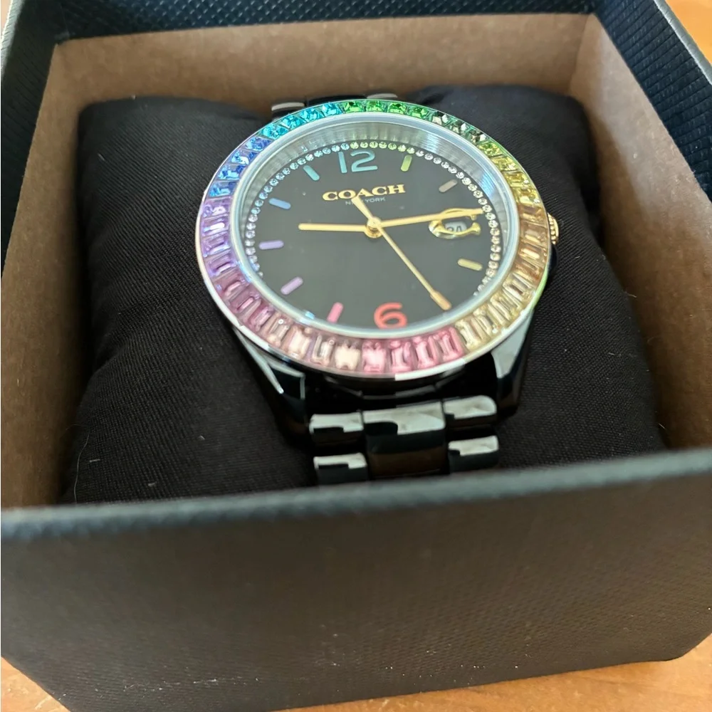 Coach Greyson Rainbow watch - Picture 2 of 6